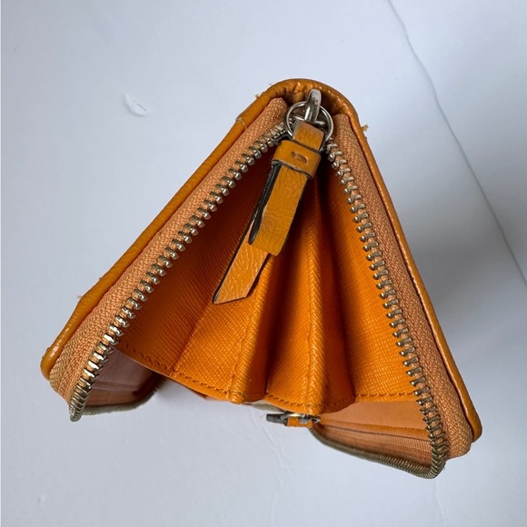 Coach Berly Blue and Tan Wallet - Picture 4 of 6